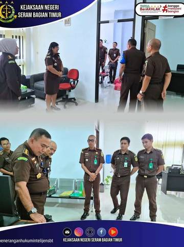 Tim Kejati Maluku Inspeksi Umum di Kejari SBT