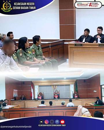Tersangka Perusakan Hutan di SBT Jalani Sidang Dakwaan