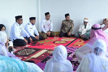 Pesan Bupati Alkatiri Saat Menyambut Kepulangan Jemaah Haji 