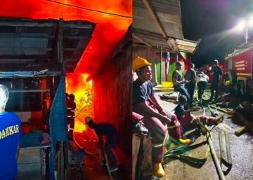 Kesigapan Damkar SBT Tangani Kebakaran Tuai Pujian