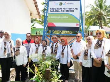 SERUNI KMP & Pertamina Bangun Akses Air Bersih di Perbatasan Papua