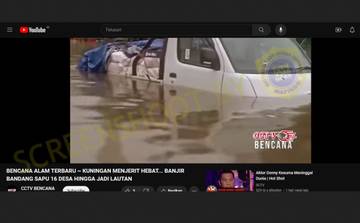 Hoaks Kuningan Banjir Bandang Hanyutkan Ribuan Rumah