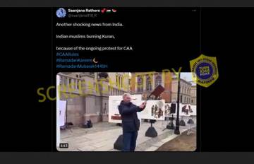 Hoaks Video Muslim di India Membakar Al-Qur'an