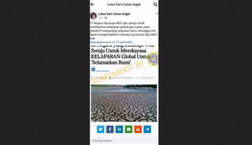Hoaks Kelaparan Global Akan Direkayasa WEF-13 Negara