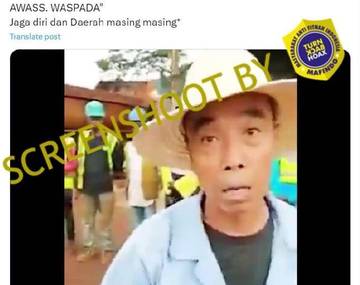 [HOAX] Video Pekerja China Berseteru dengan Pekerja Indonesia