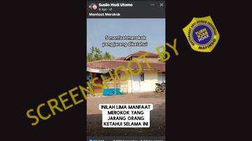 [HOAX] Lima Manfaat Merokok