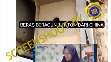 [HOAX] Beras Beracun dari China