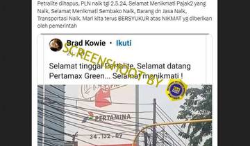 [HOAX] Pertalite dihapus dan digantikan Green Pertamax