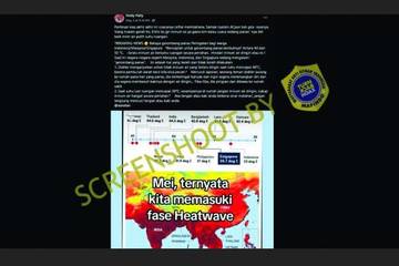 [HOAX] Indonesia Dilanda Gelombang Panas