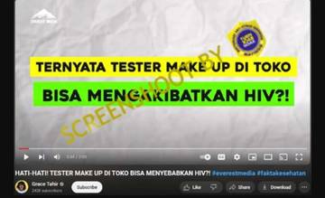[HOAX] Penularan HIV melalui Tester Lipstik