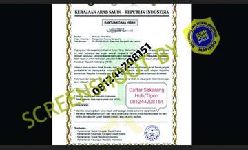 [HOAX] Bantuan Dana Rp 250 Juta dari Kerajaan Arab Saudi