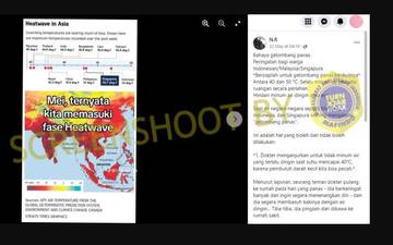 [HOAX] Gelombang Panas Indonesia Dilarang Minum Air Dingin