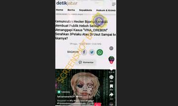 [HOAX] Berita Kemunculan Hacker Bjorka dalam Kasus Vina Cirebon