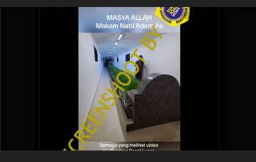 [HOAX] Video Makam Nabi Adam