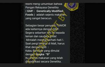 [HOAX] Produk Pangan Rekayasa Genetika Berbahaya untuk Dikonsumsi