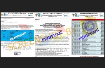 [HOAX] Surat Panggilan Tes Calon Karyawan Pertamina Mei 2024