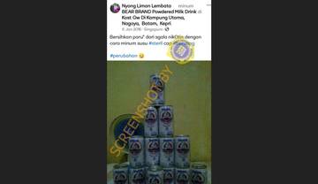 [HOAX] Susu Steril Beruang Dapat Bersihkan Paru-Paru Perokok