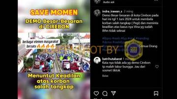 [HOAX] Video Demo Besar-besaran di Cirebon Aksi Bela Pegi