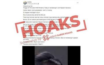 [HOAX] Indonesia Tandatangani Pandemic Treaty yang Melarang Penggunaan Jamu