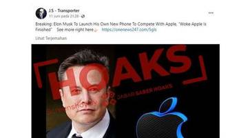 [HOAX] Elon Musk Luncurkan Ponsel Pesaing Apple