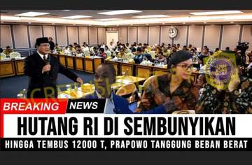 [HOAX] Utang Indonesia Sudah Tembus 12.000 Triliun