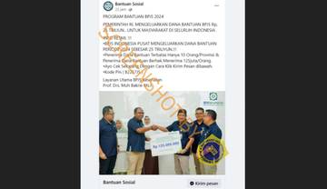 [HOAX] Program Bantuan Rp125juta per Orang dari BPJS