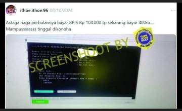 [HOAX] Kenaikan Iuran BPJS Kesehatan