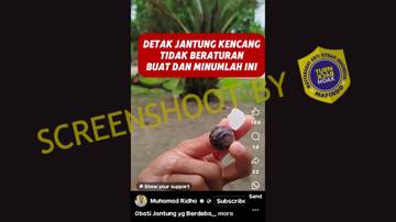 HOAX] Buah Pala dan Gula Batu Mengatasi Jantung Berdebar