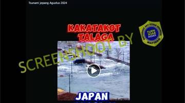 [HOAX] Video Tsunami Jepang Agustus 2024