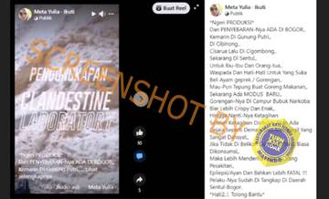 [HOAX] Penggerebekan Pembuatan Tepung Dicampur Narkoba agar Lebih Renyah