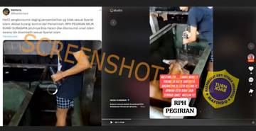 [HOAX] Penyembelihan di RPH Surabaya Tidak Sesuai Syariat Islam