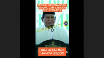 [HOAX] Video Presiden Prabowo Promosikan Produk Jam Tangan
