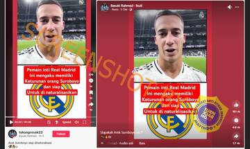 [HOAX] Lucas Vázquez Ingin Masuk Timnas Indonesia