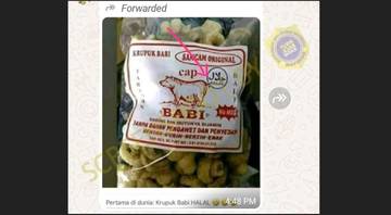 [HOAX] Kerupuk Babi Berlabel Halal