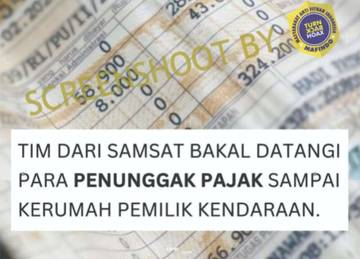 [HOAX] Petugas Samsat Datangi Rumah Penunggak Pajak