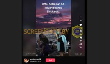 [HOAX] Video Ikan Bilih Naik ke Daratan di Danau Singkarak