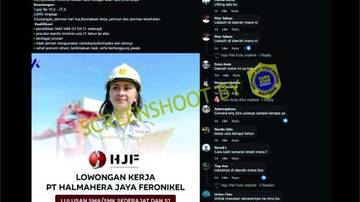 [HOAX] Hillconjaya Sakti Buka Loker untuk Puluhan Posisi