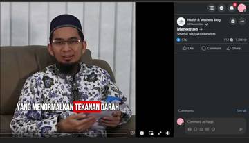 [HOAX] Metode Pengobatan Hipertensi dari Ustadz Adi Hidayat