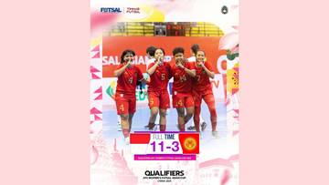 Timnas Futsal Putri Indonesia Tundukkan Kirgistan