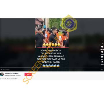 [HOAX] 700 Kepala Desa Digelandang ke KPK