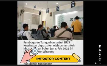[HOAX] Pemerintah Gratiskan Tunggakan Iuran BPJS Januari—Februari 2025