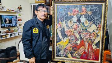 Sukseskan International Thudong 2025, Prabu Diaz Lelang Lukisan 