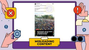 [HOAX] Demo Indonesia Gelap Tidak Ada Televisi yang Meliput