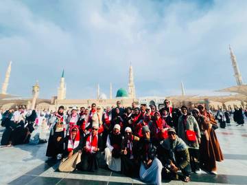 Rombongan Ibadah Umroh UGJ Tiba di Masjid Nabawi Madinah