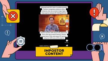 [HOAX] Prabowo Resmikan Pinjaman Online Bank BCA