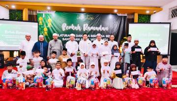 Perwira Kilang Pertamina Balongan Santuni Anak Yatim di Indramayu