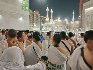 Tempat Favorit Jamaah Haji Bertemu di Masjidil Haram