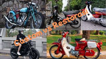 Motor Custom vs Restorasi, Mana Pilihanmu?