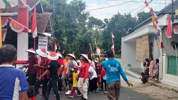 Jalan Santai Karangkamulyan Kobarkan Semangat Persatuan Merdeka