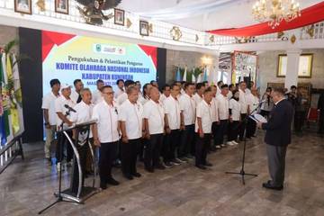 Pengurus KONI Kabupaten Kuningan Periode 2025–2029 Dikukuhkan 